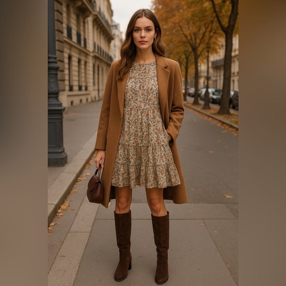Floral Long Sleeve Dress ๐ท - Picture 15 of 16